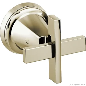 Brizo Polished Nickel Wall-Mount Crossbar Shower Handle Kit