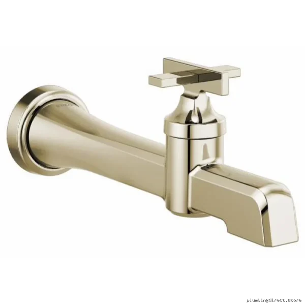 Brizo Polished Nickel Wall Mount Single-Handle Bathroom Faucet 1.2 GPM