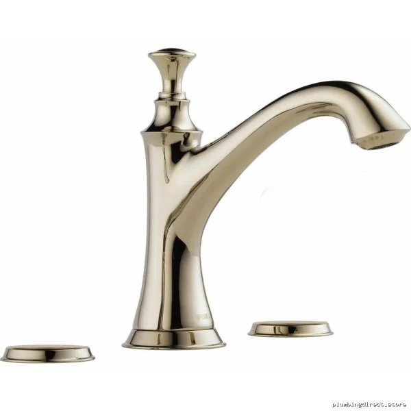 Brizo Polished Nickel Widespread Bathroom Faucet 1.2 GPM Water-Saving