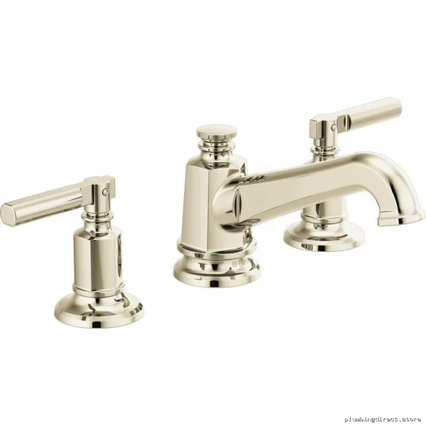 Brizo Polished Nickel Widespread Bathroom Faucet 1.5 GPM No Handles - Image 2