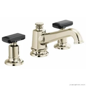 Brizo Polished Nickel Widespread Bathroom Faucet 1.5 GPM No Handles