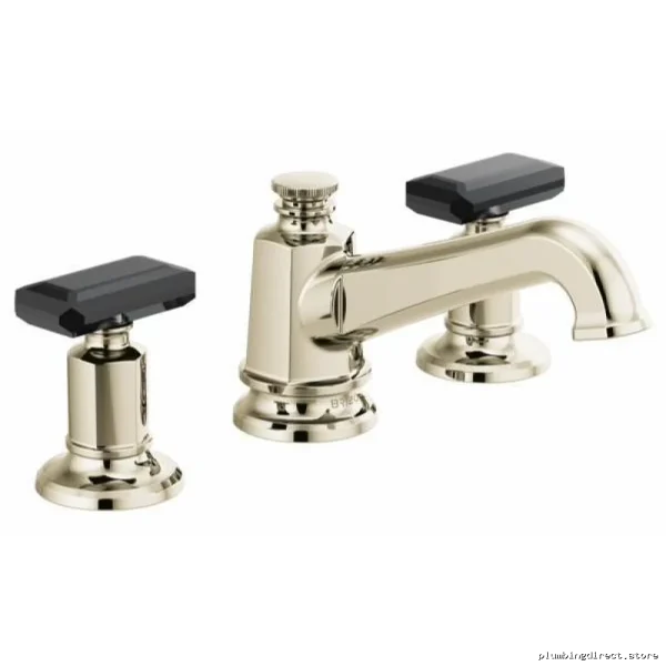 Brizo Polished Nickel Widespread Bathroom Faucet 1.5 GPM No Handles