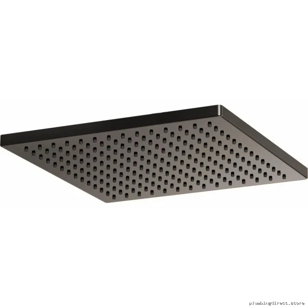 Premium Brizo Square Raincan in Black Onyx 2.5 GPM