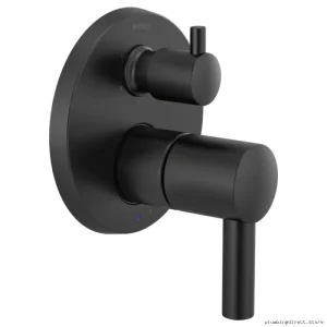 Jason Wu Pressure Balance Valve w/ 6-Func Integrated Diverter (Fewer Handles) - Matte Black T75P675-BLLHP Brizo