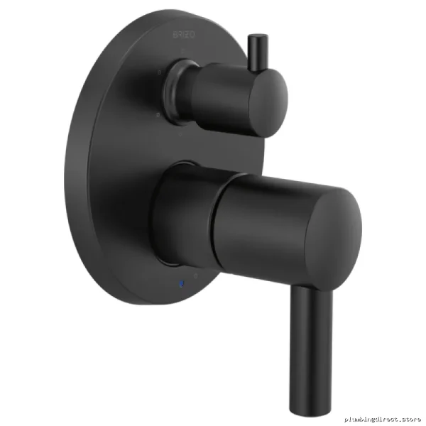 Jason Wu Pressure Balance Valve w/ 6-Func Integrated Diverter (Fewer Handles) - Matte Black T75P675-BLLHP Brizo