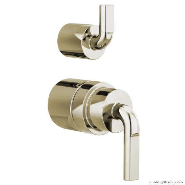 Pressure Balance Valve Notch Lever Handle Trim Kit - Polished Nickel HL75P39-PN Brizo