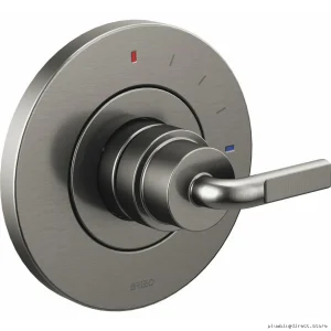 Brizo Luxe Steel Litze Pressure Balance Valve Trim Kit with Notch Lever Handle HL60P39-SL