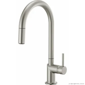 Brizo Stainless Steel Pull-Down Kitchen Faucet Single Handle 63075LF-SSLHP
