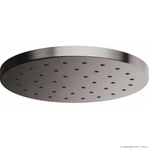 H2OKinetic Brizo Raincan Shower Head - 2.5 GPM High-Pressure Luxe Steel
