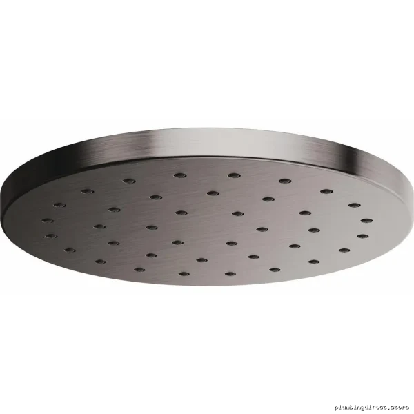 H2OKinetic Brizo Raincan Shower Head - 2.5 GPM High-Pressure Luxe Steel