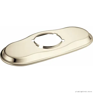 Sleek Matte Black & Luxe Gold Faucet Escutcheon – Brizo Rook 4 RP80414PN