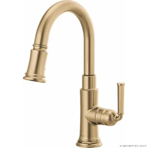 Rook Bar & Prep Faucet with Pulldown Spray - Luxe Gold Finish 63974LF-GL Brizo
