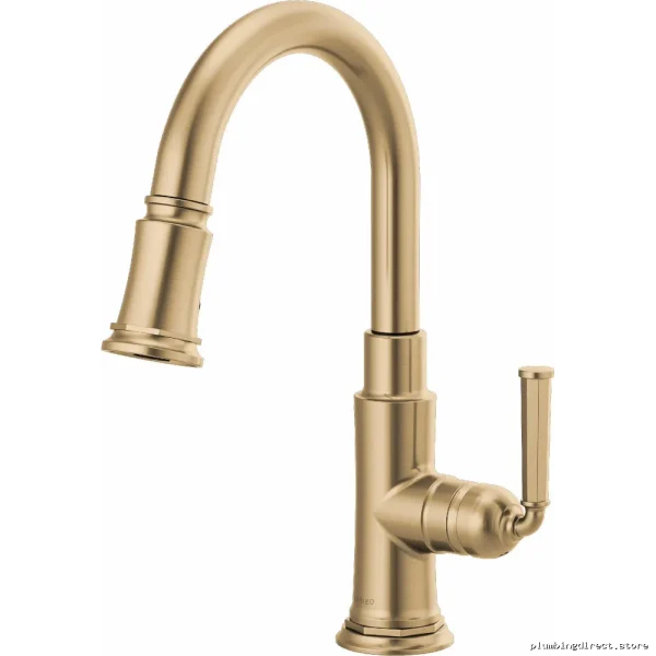 Rook Bar & Prep Faucet with Pulldown Spray - Luxe Gold Finish 63974LF-GL Brizo