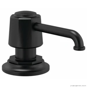 Brizo Rook Black Onyx Touchless Soap Dispenser RP100487BL - Sleek Modern Design
