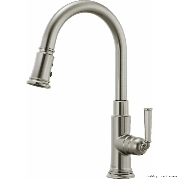 Brizo Rook Kitchen Faucet with Pulldown Spray - Stainless Steel 63074LF-SS