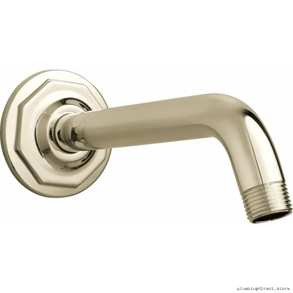 Brizo RP78580PN Rook 7 Polished Nickel Shower Arm with Flange – Modern Design for Elegant Bathrooms