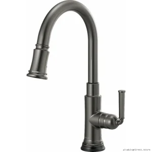 Brizo Rook SmartTouch Pull-Down Kitchen Faucet in Luxe Steel Finish