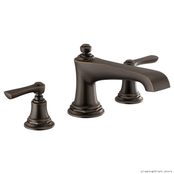 Brizo Rook Modern Single-Handle Roman Tub Faucettim – Venetiabronze Finish