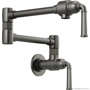 Brizo Rook Wall Mount Pot Filler - Luxe Steel Faucet with High-Flow 62874LF-SL