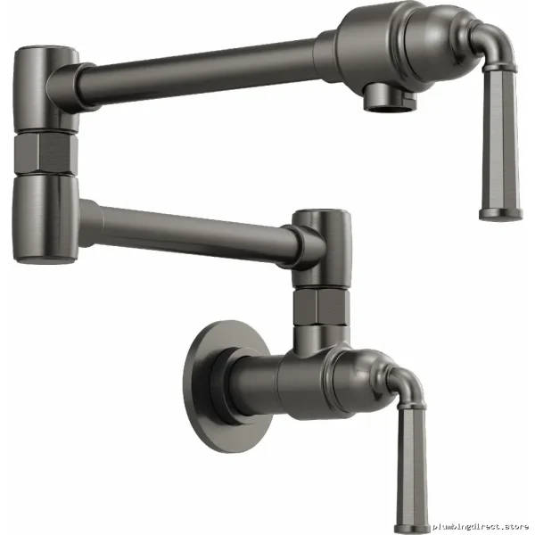 Brizo Rook Wall Mount Pot Filler - Luxe Steel Faucet with High-Flow 62874LF-SL