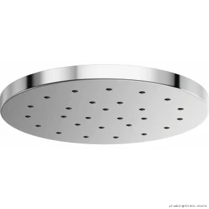 Brizo High-Pressure Round Rainfall Shower Head with Chromed Water Technology