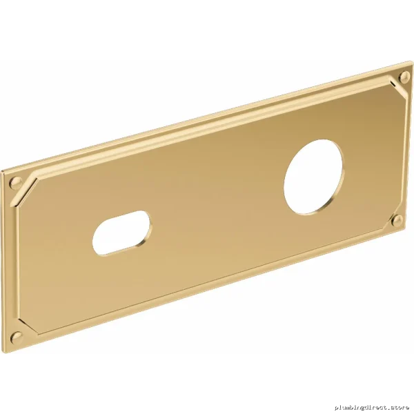 Invari Polished Gold Wall-Mounted Faucet Escutcheon Plate - RP100323PG Brizo - Image 2