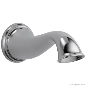Traditional Tub Drain Spout Low-Flow Diverter - Chrome Finish Brizo RP37762