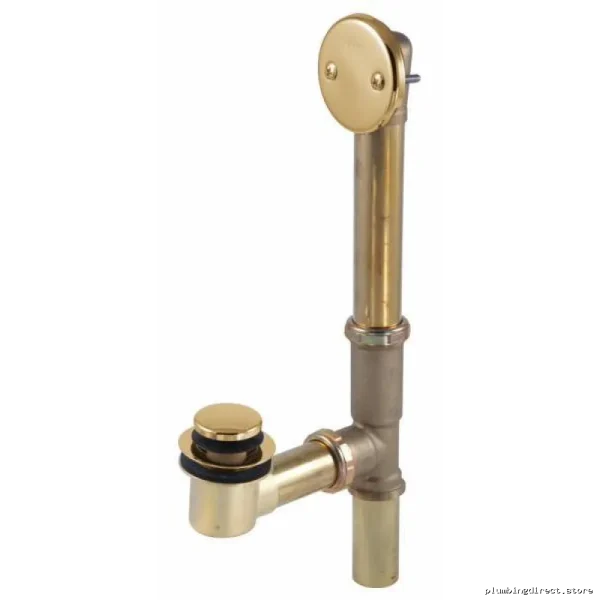 Easy Toe-Activated Trip Lever Kit for Tub Fill - Luxe Steel RP43140PG Brizo