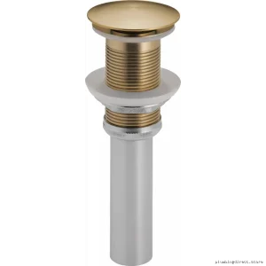 Luxe Gold Push-Button Pop-Up Faucet - RP72413GL Brizo Overflow-Free Design