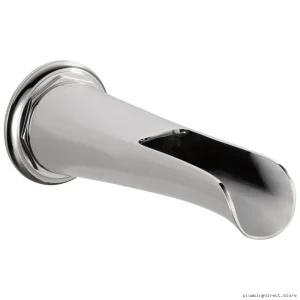 Chrome No-Diverter Tub Faucet Spout Brizo RP785