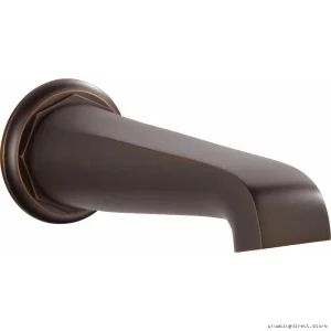 Brizo RP78582RB Modern Tub Spout in Venetian Bronze - No Diverter Design
