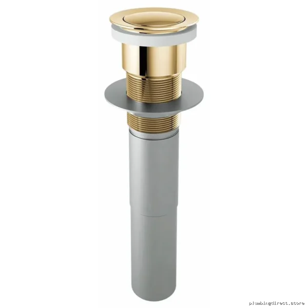 Brizo RP81627GL Push-Button Pop-Up Drain – Modern Luxe Gold Finish No Overflow Design