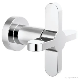 Brizo Sensori Chrome Volume Control Faucet Trim with Cross Handle