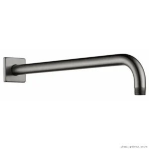 Brizo Siderna 15 RP71650SL Modern Shower Arm with Flange - Luxe Steel Finish