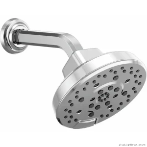 Brizo Siderna 7 Matte Black Shower Arm with Flange - RP74448BL