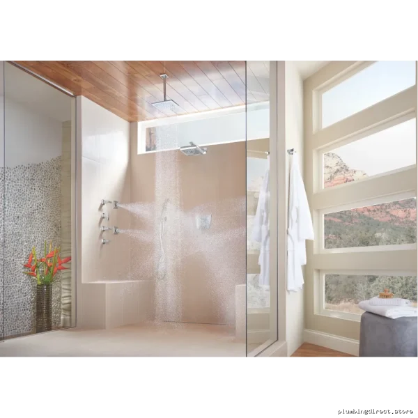 Brizo Siderna Ceiling-Mount Rainfall Shower Head in Chrome