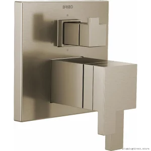 Brizo Siderna TempAssure Thermostat Trim – Multi-Divert Function in Brushed Nickel