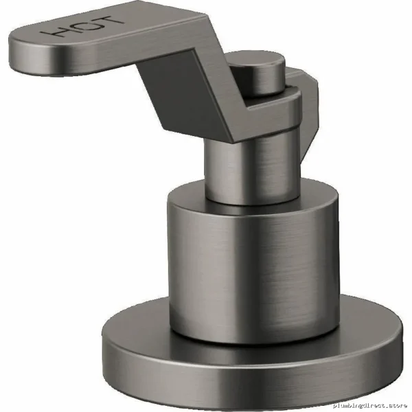 Brizo HL5334-SL-NM Luxe Steel Industrial Lever Handle Kit - Widespread Design