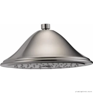 Sleek Luxe Nickel Ceiling Shower Head - Raincan Mount RP52090NK Brizo