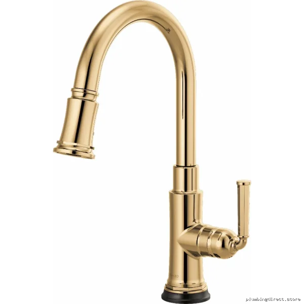 Brizo Smart Touch Kitchen Faucet with Pull-Down Spray - Polished Gold 64074LF-PG