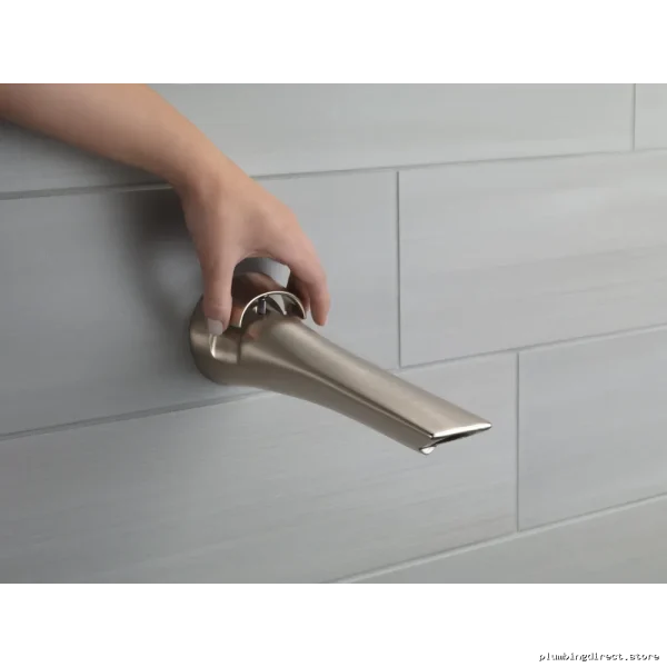 Sotria Luxe Nickel Tub Spout with Pull-Up Diverter - Brizo RP74644NK - Image 2