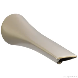 Brizo Sotria Polished Nickel Tub Spout No Diverter RP74646PN for Modern Bathrooms