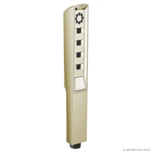 Brizo Polished Nickel Square Hand Shower with H2Okinetic Technology