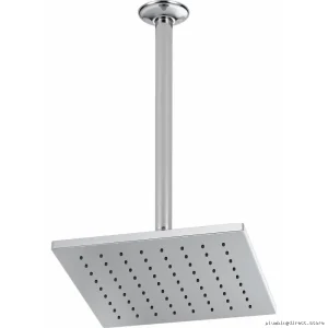 Square Raincan Chrome Shower Head - Brizo Model 81399-PC