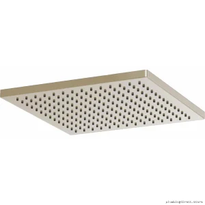Brizo Polished Nickel Square Raincan Shower Head 2.5 GPM Water Saving