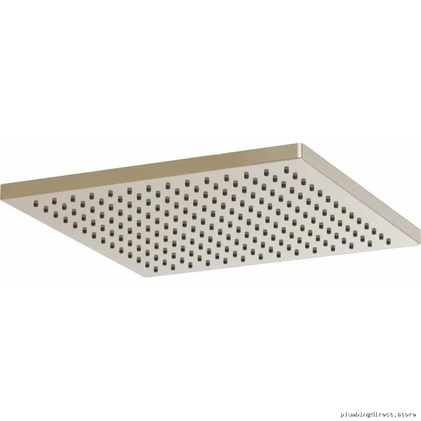 Brizo Polished Nickel Square Raincan Shower Head 2.5 GPM Water Saving