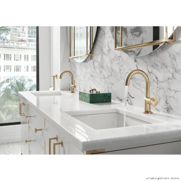 Odin Luxe Gold Decorative Drawer Knob - 699275-GL Brizo Style
