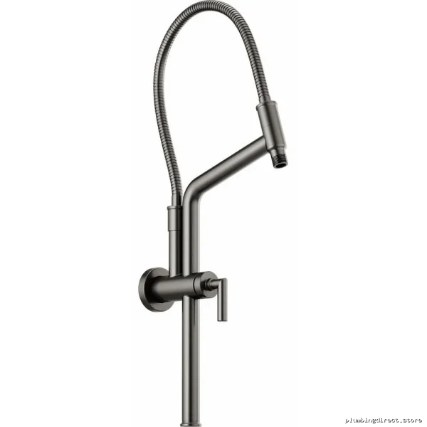 Brizo Stylish Slide Bar Shower Arm & Flange - Luxe Steel Construction, Adjustable Design | 81892-SL