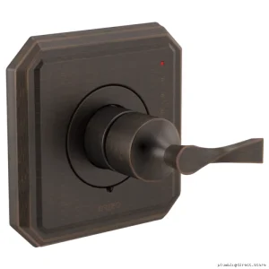 Venetian Bronze Pressure Balance Valve Trim for Stable Water Pressure - T60P030-RB Brizo