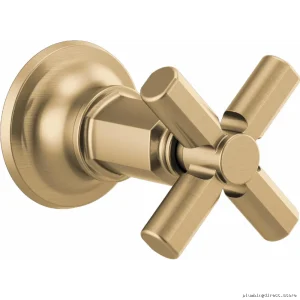 Brizo Luxe Gold Cross Handle Volume Control Trim T66678-GL